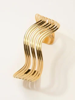Sieraden|Fat Face FatFace Wavy Cuff Bracelet