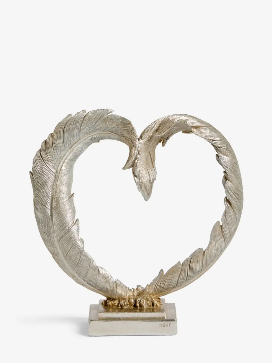 Decoraties*Next Feather Heart Ornament