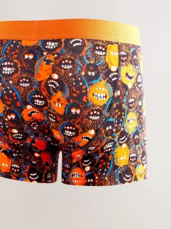 Ondergoed|Ondergoed*Next Felblauw met monster - Boxershorts met A-voorkant