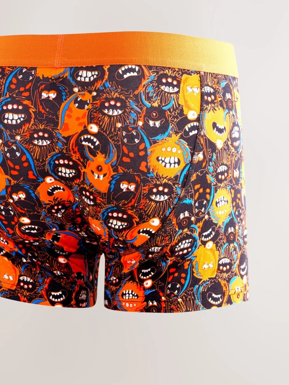 Ondergoed|Ondergoed*Next Felblauw met monster - Boxershorts met A-voorkant