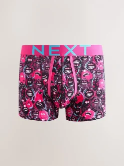 Ondergoed|Ondergoed*Next Felblauw met monster - Boxershorts met A-voorkant