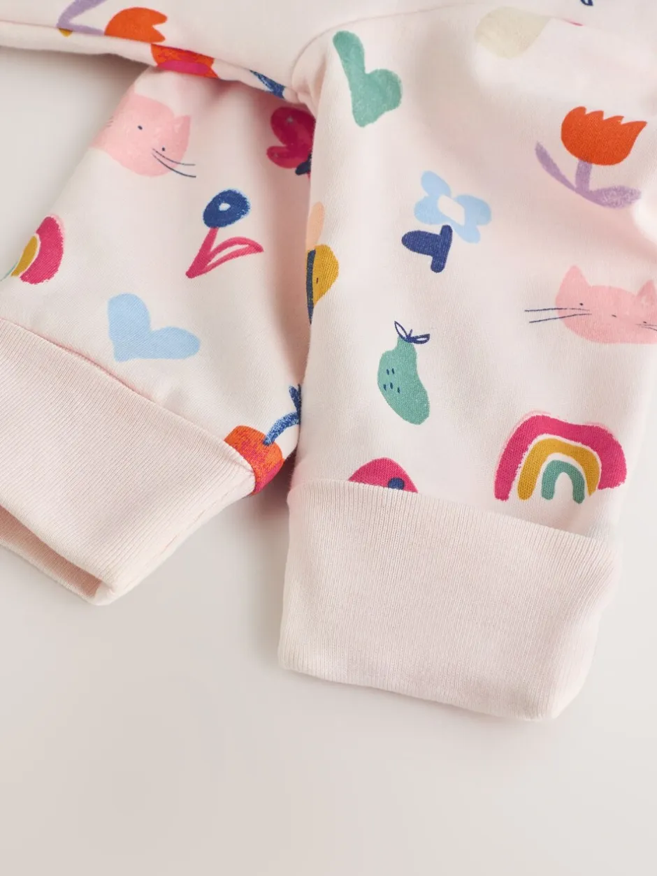 Babypakjes En Babypyjama's*Next - 2.5 TOG gewatteerde babypyjama Felgekleurd met figuurtjes