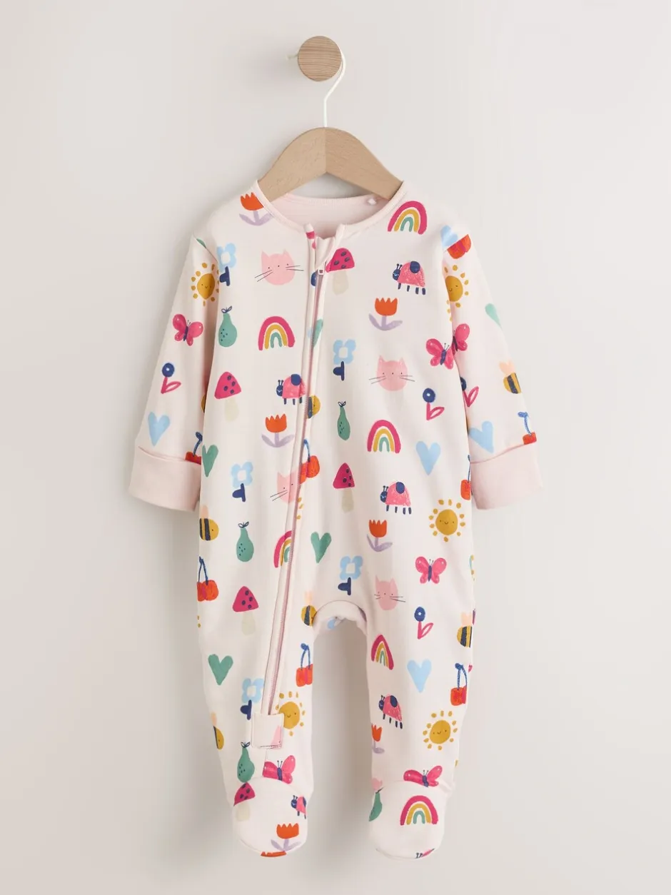 Babypakjes En Babypyjama's*Next - 2.5 TOG gewatteerde babypyjama Felgekleurd met figuurtjes