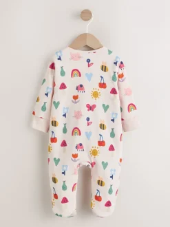 Babypakjes En Babypyjama's*Next - 2.5 TOG gewatteerde babypyjama Felgekleurd met figuurtjes