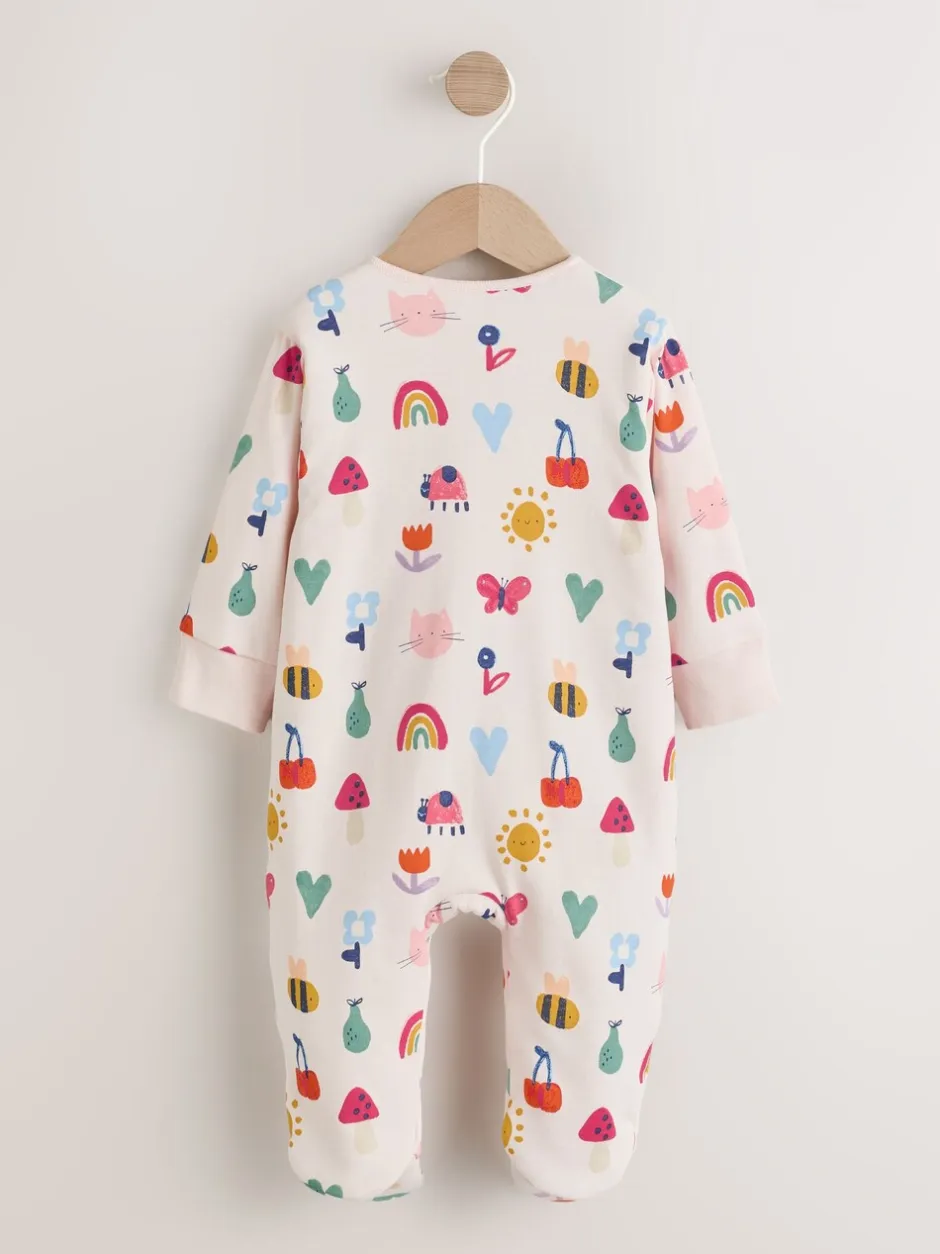 Babypakjes En Babypyjama's*Next - 2.5 TOG gewatteerde babypyjama Felgekleurd met figuurtjes