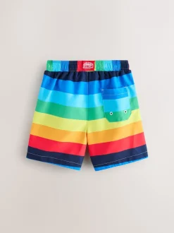 Badkleding|Badkleding*Little Bird by Jools Oliver - Swimshorts Felgekleurde strepen