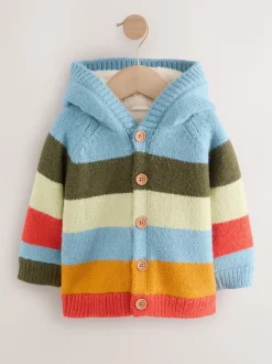 Truien En Breisels*Next Felgekleurde strepen - Vest met figuurtjes (3mnd-7jr)