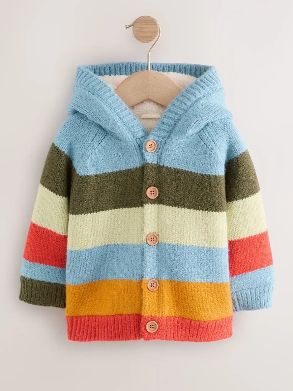 Truien En Breisels*Next Felgekleurde strepen - Vest met figuurtjes (3mnd-7jr)