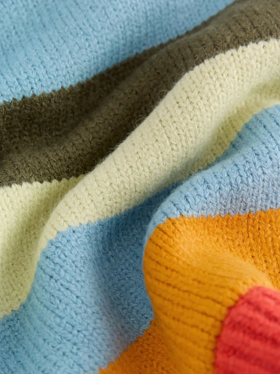 Truien En Breisels*Next Felgekleurde strepen - Vest met figuurtjes (3mnd-7jr)