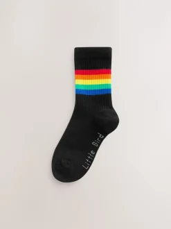 Sokken En Panty's|Little Bird by Jools Oliver - set van 3 paar tubesokken met strepen Felle regenboogkleuren