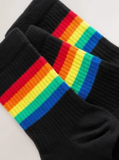 Sokken En Panty's|Little Bird by Jools Oliver - set van 3 paar tubesokken met strepen Felle regenboogkleuren