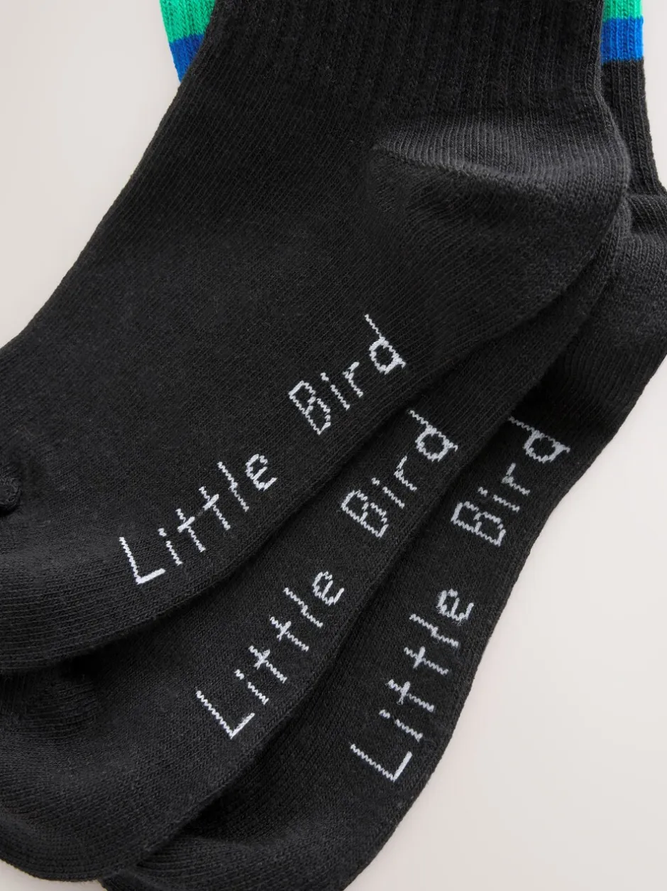 Sokken En Panty's|Little Bird by Jools Oliver - set van 3 paar tubesokken met strepen Felle regenboogkleuren
