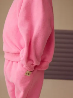 Truien En Breisels|Sweaters En Hoody´S*Next Felroze - Sweatshirt met ronde hals (3 mnd-7 jr)