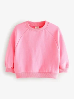 Truien En Breisels|Sweaters En Hoody´S*Next Felroze - Sweatshirt met ronde hals (3 mnd-7 jr)