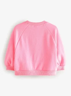 Truien En Breisels|Sweaters En Hoody´S*Next Felroze - Sweatshirt met ronde hals (3 mnd-7 jr)