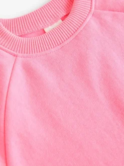 Truien En Breisels|Sweaters En Hoody´S*Next Felroze - Sweatshirt met ronde hals (3 mnd-7 jr)