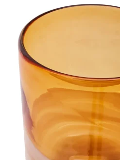 Vazen|Fifty Five South Cleo Glass Vase with Gold Finishing