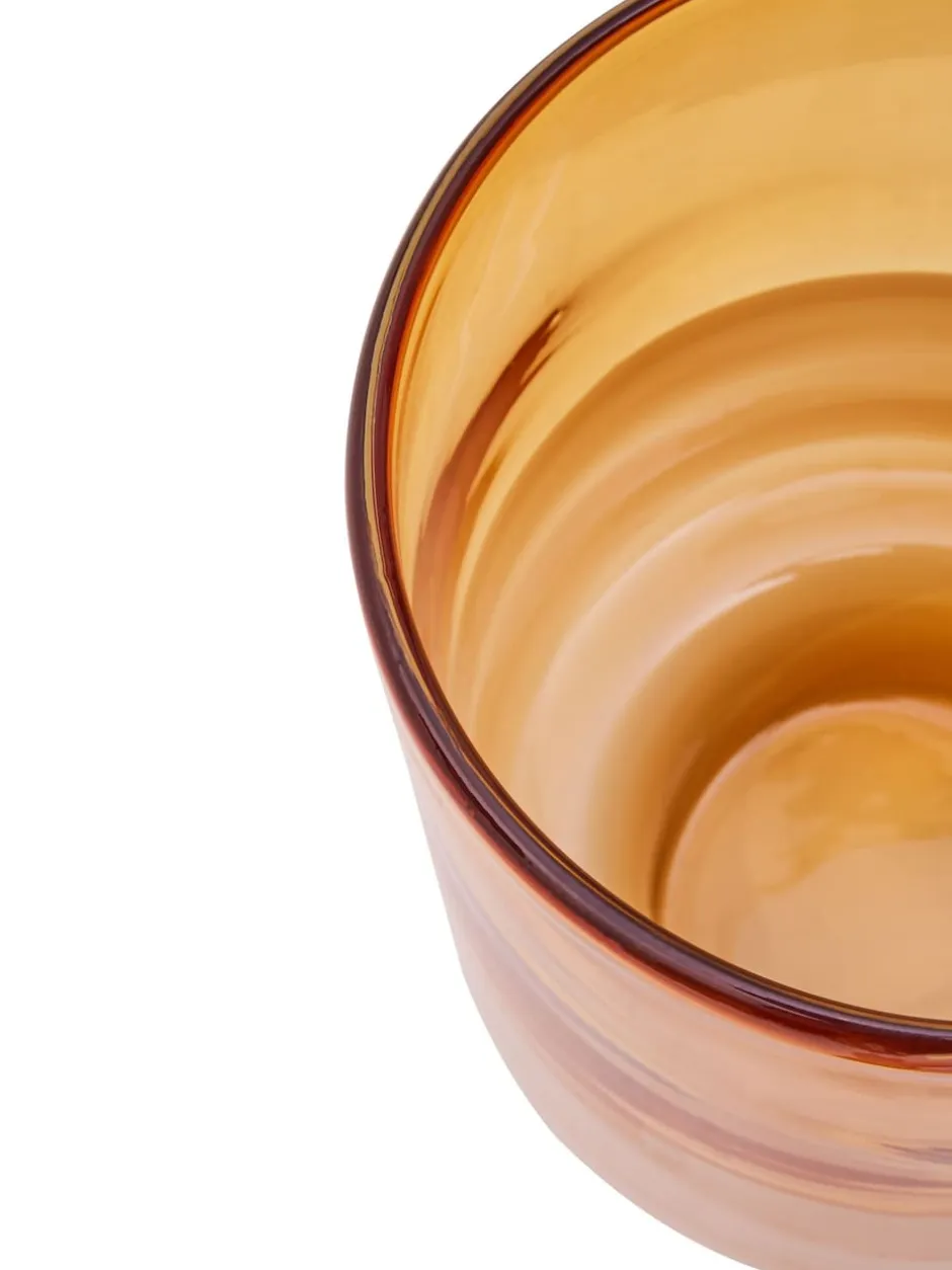 Vazen|Fifty Five South Cleo Glass Vase with Gold Finishing