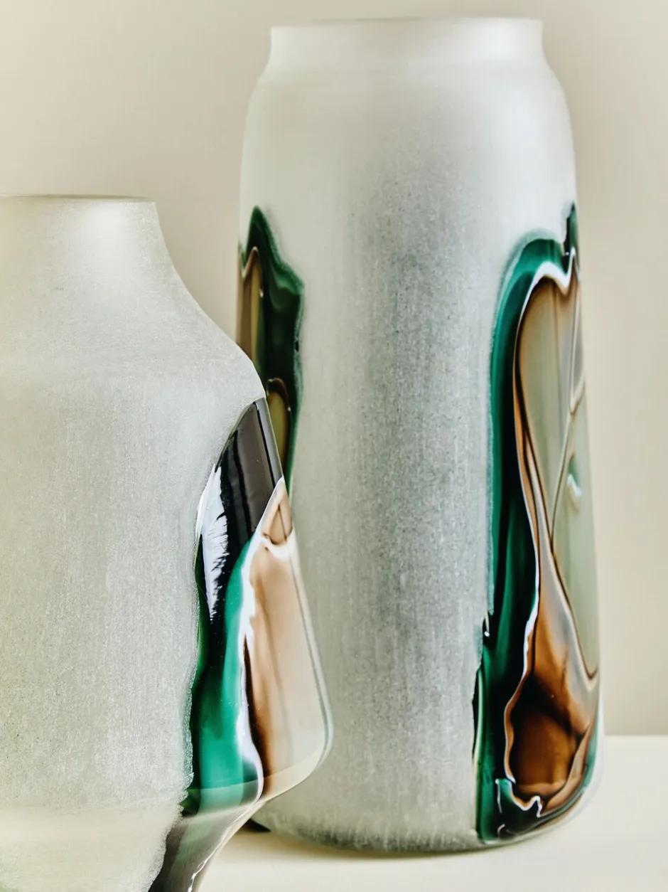 Vazen*Fifty Five South Hakan Tall Glass Vase