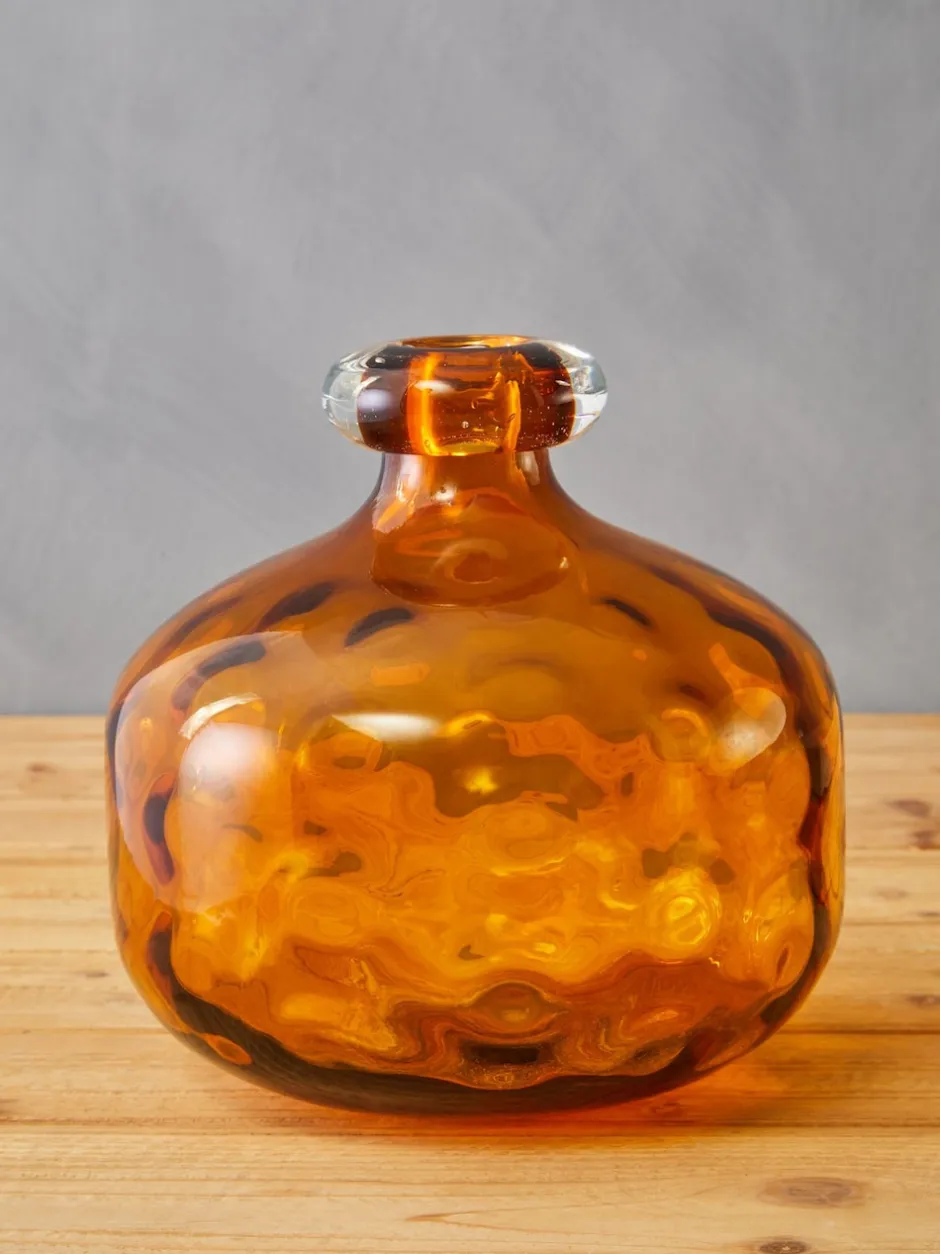 Vazen*Fifty Five South Huda Tall Glass Bottle Vase