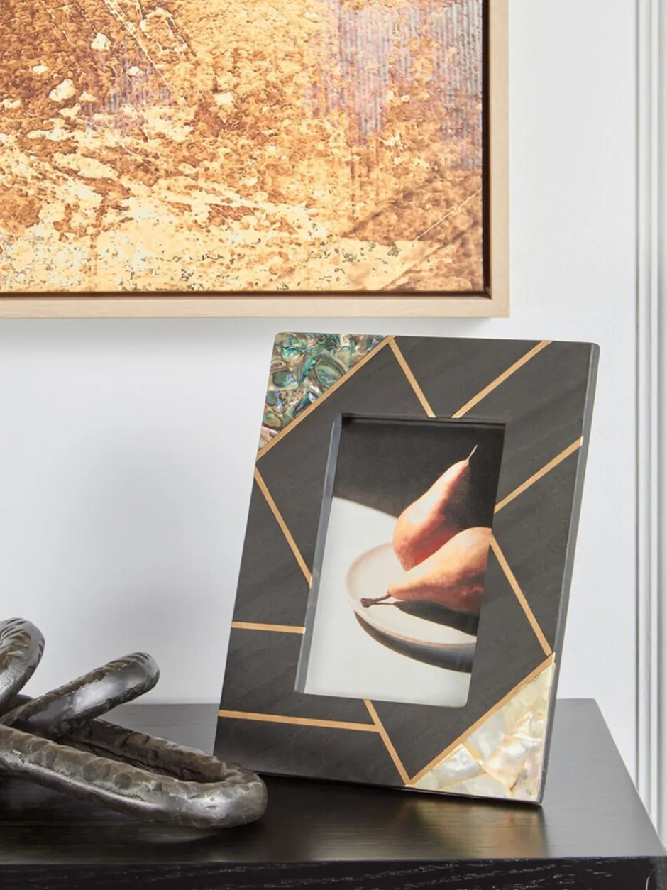 Fotolijsten|Fifty Five South Oriana Slate Frame with Mother of Pearl Inlays