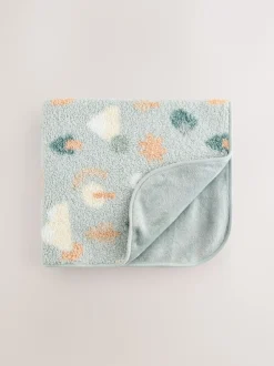 Babyartikelen En Slaapzakken |Kinderbeddengoed*Next Fleece babydeken Sage Woodland Shapes