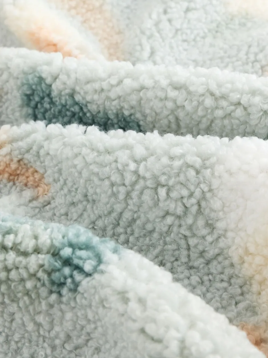 Babyartikelen En Slaapzakken |Kinderbeddengoed*Next Fleece babydeken Sage Woodland Shapes