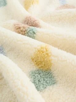 Babyartikelen En Slaapzakken |Kinderbeddengoed*Next Fleece babydeken Crème figuurtjes
