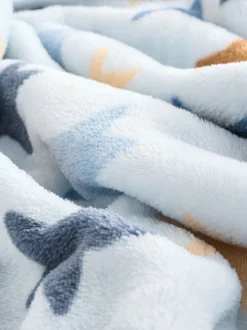 Kussentjes En Plaids|Kussentjes En Plaids|Next Fleece babydekentje Blauwe sterren