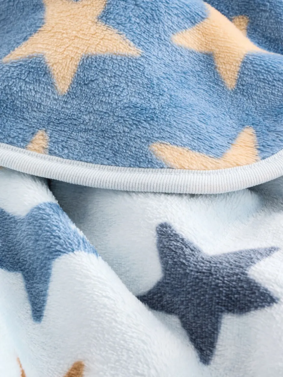 Kussentjes En Plaids|Kussentjes En Plaids|Next Fleece babydekentje Blauwe sterren