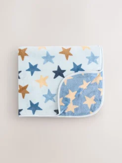 Kussentjes En Plaids|Kussentjes En Plaids|Next Fleece babydekentje Blauwe sterren