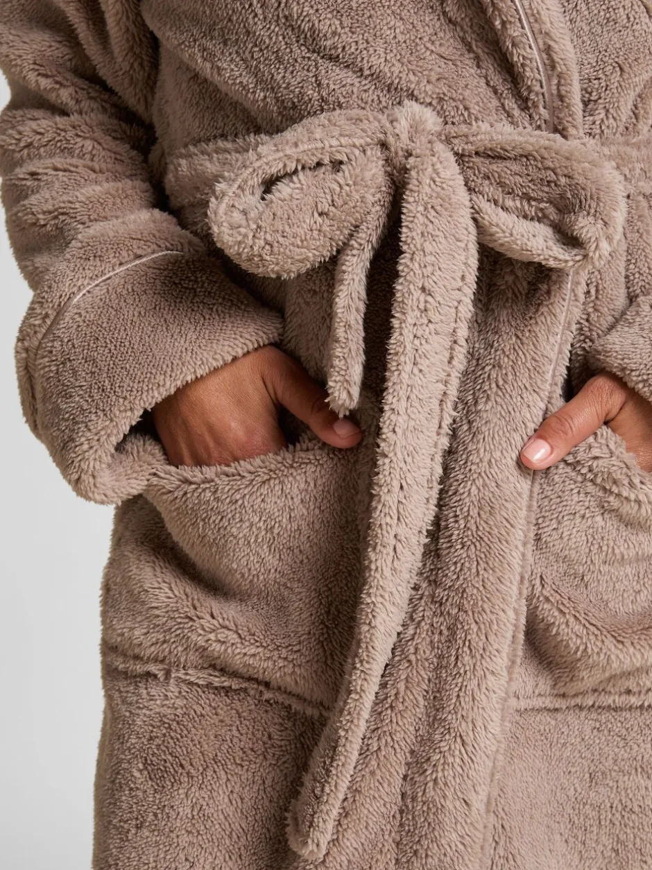 Badjassen*Hunkemoller Fleece Bathrobe