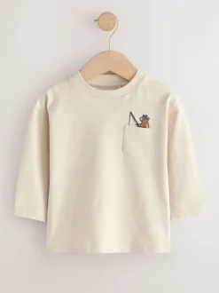 T-Shirts|Tops*Next Fleurig met dierenprint - Set van 5 T-shirts met lange mouwen (3 mnd-7 jr)