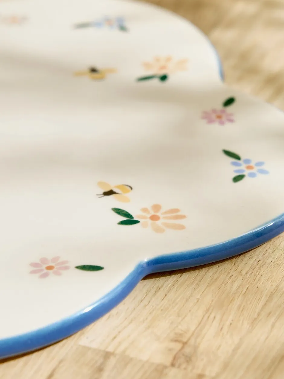 Keukenopslag|Next Floral Ceramic Trivet