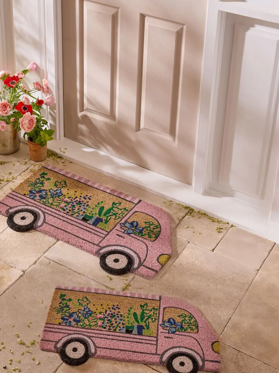 Deurmatten|Vloerkleden En Lopers|Next Floral Van Shaped Doormat