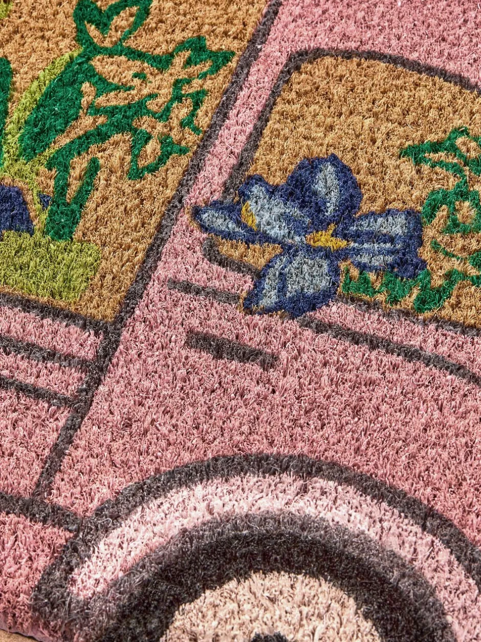 Deurmatten|Vloerkleden En Lopers|Next Floral Van Shaped Doormat
