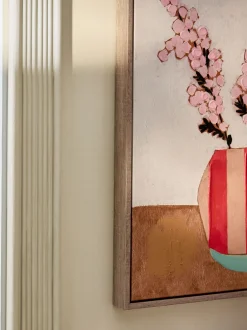 Canvassen En Kunst Voor Aan De Wand|Next Floral Vase Handpaint Detail Framed Wall Art
