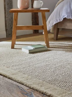 Vloerkleden En Lopers|Vloerkleden En Lopers|Next Florence vloerkleed met rand Donker naturel