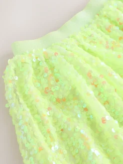 Shorts En Rokken|Next - Rok met lovertjes (3-16 jr) Fluoriserend geel