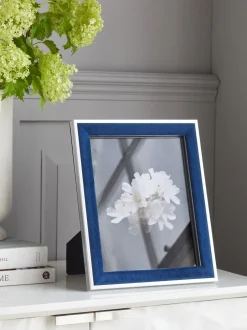 Fotolijsten|Next Fluwelen fotolijst Marineblauw
