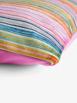 Kussentjes En Plaids|Kussentjes En Plaids*Next Fluwelen gestreept kussen Licht