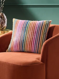 Kussentjes En Plaids|Kussentjes En Plaids*Next Fluwelen gestreept kussen