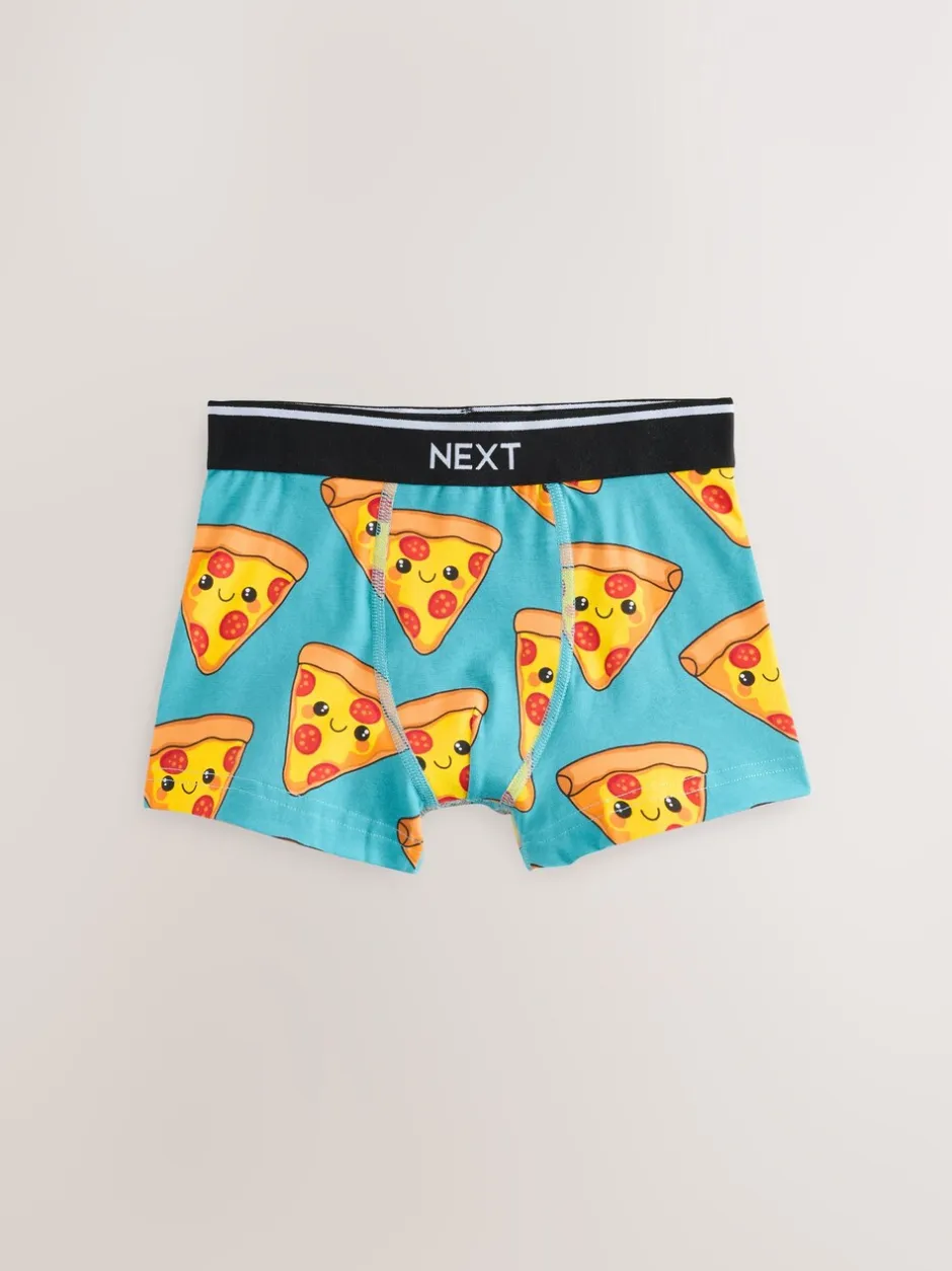 Multipacks|Ondergoed*Next Food-print - Verpakking van 7 trunks (1,5-16jr)
