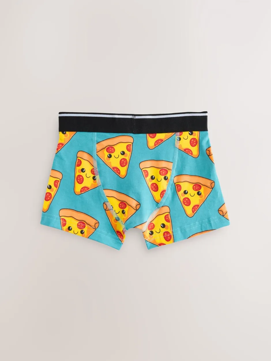 Multipacks|Ondergoed*Next Food-print - Verpakking van 7 trunks (1,5-16jr)