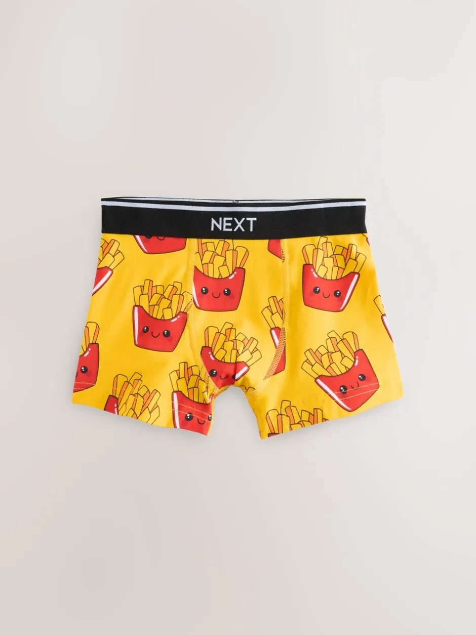 Multipacks|Ondergoed*Next Food-print - Verpakking van 7 trunks (1,5-16jr)