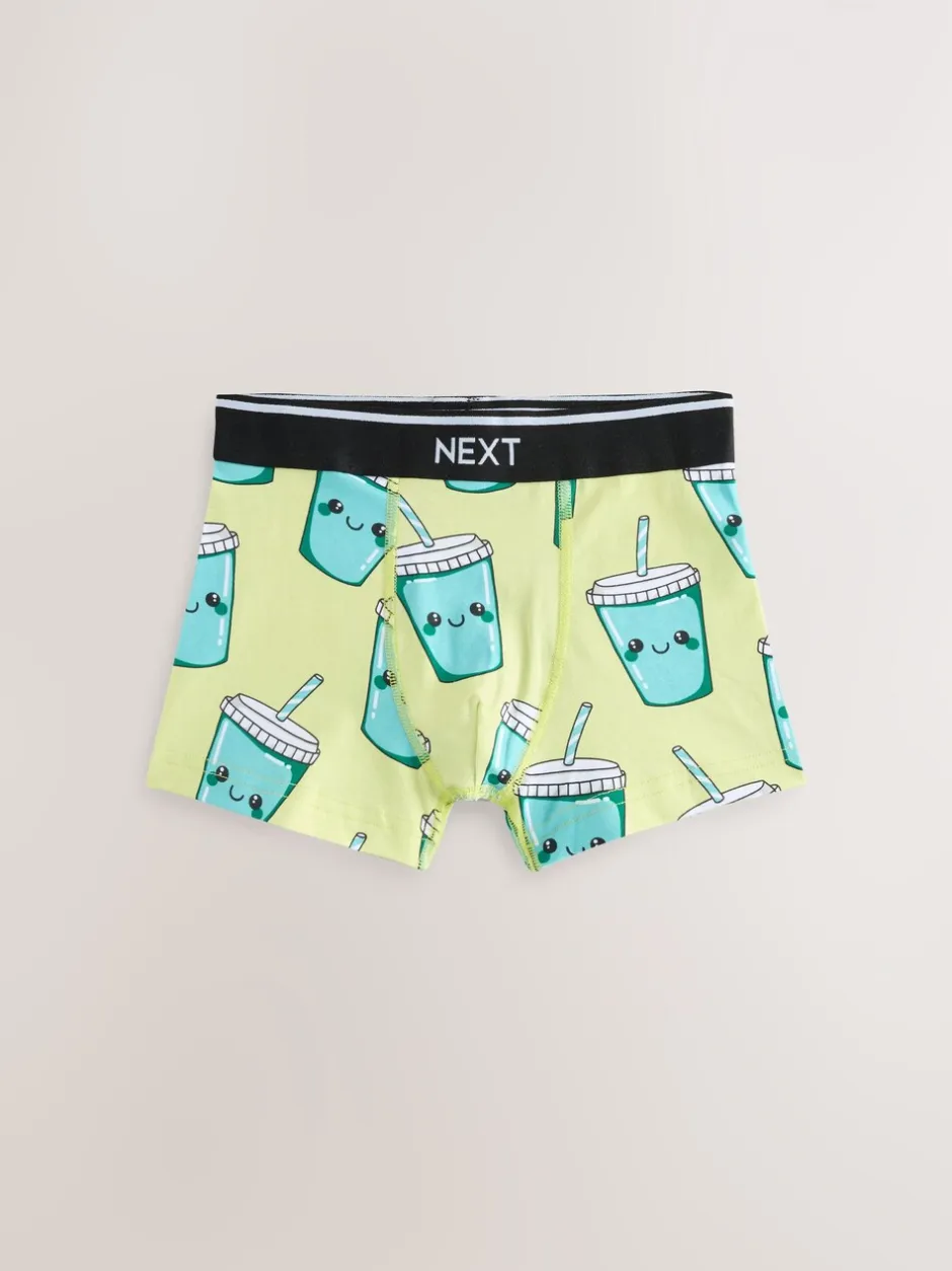Multipacks|Ondergoed*Next Food-print - Verpakking van 7 trunks (1,5-16jr)