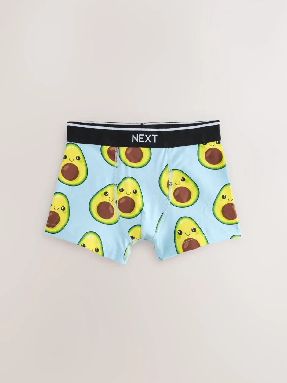 Multipacks|Ondergoed*Next Food-print - Verpakking van 7 trunks (1,5-16jr)