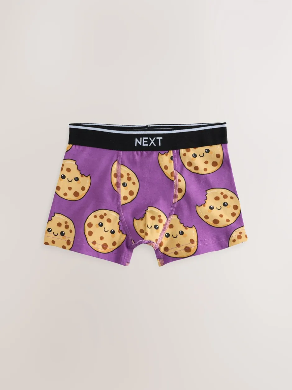 Multipacks|Ondergoed*Next Food-print - Verpakking van 7 trunks (1,5-16jr)
