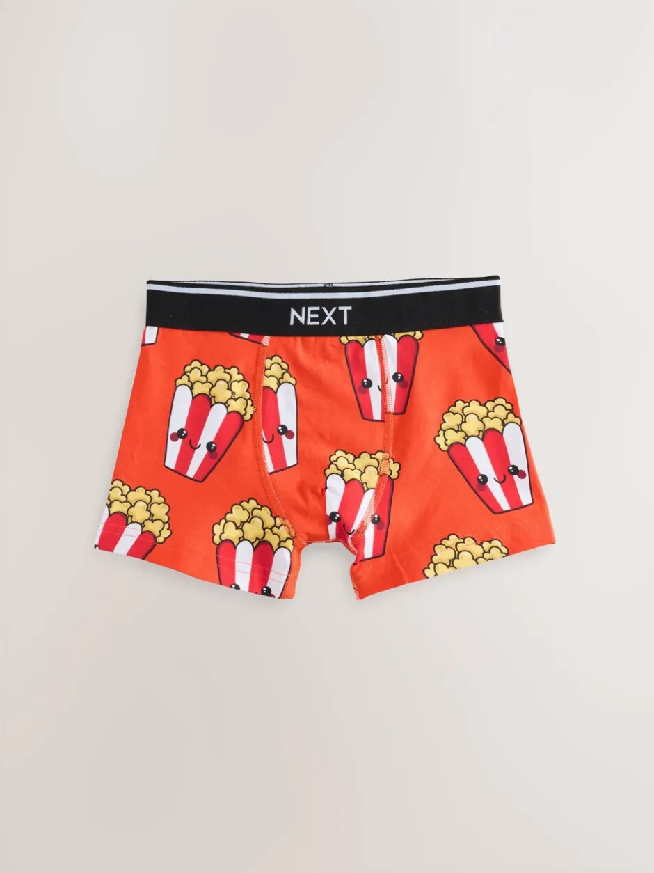 Multipacks|Ondergoed*Next Food-print - Verpakking van 7 trunks (1,5-16jr)