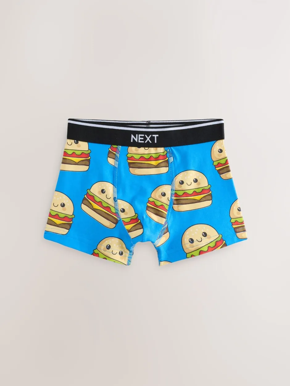 Multipacks|Ondergoed*Next Food-print - Verpakking van 7 trunks (1,5-16jr)